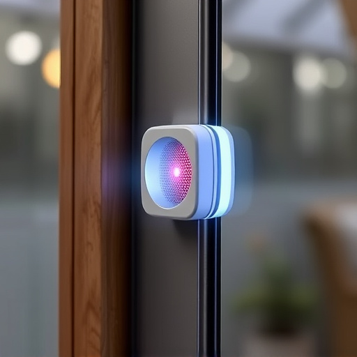 glass break sensor on sliding door