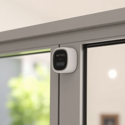 glass break sensor on sliding door