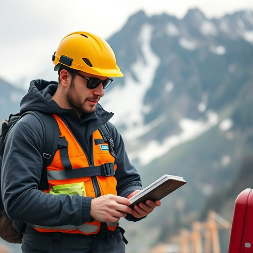 man checking legal travel restrictions for safety gear