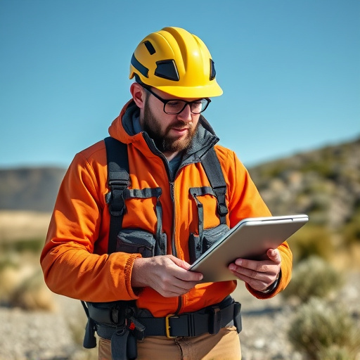 man checking legal travel restrictions for safety gear