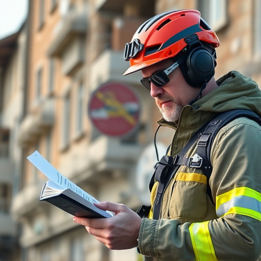 man checking legal travel restrictions for safety gear