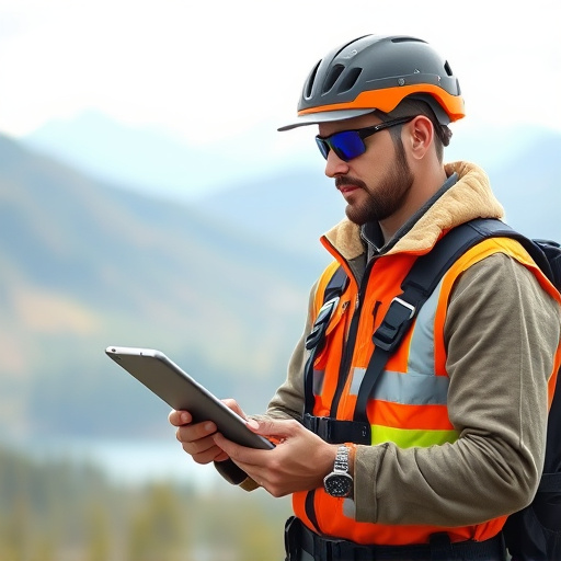 man checking legal travel restrictions for safety gear