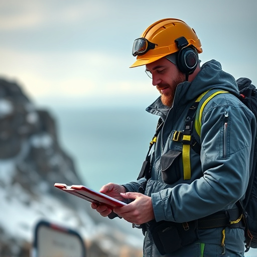 man checking legal travel restrictions for safety gear