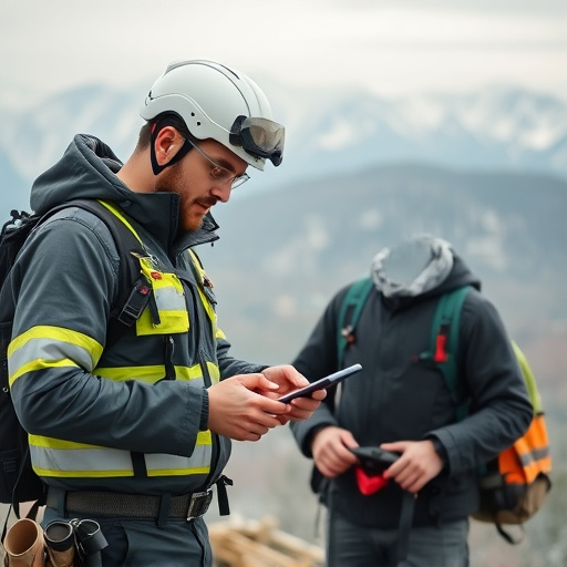 man checking legal travel restrictions for safety gear