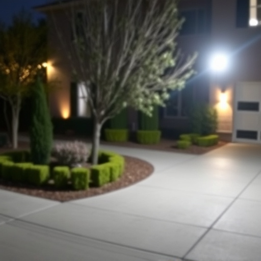 night vision security camera watching driveway