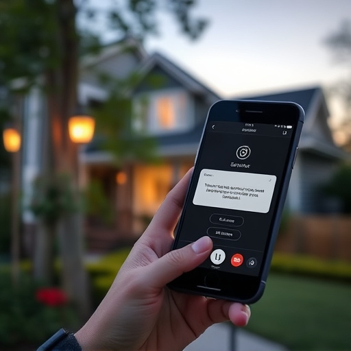 sensor alert notification on homeowner’s phone