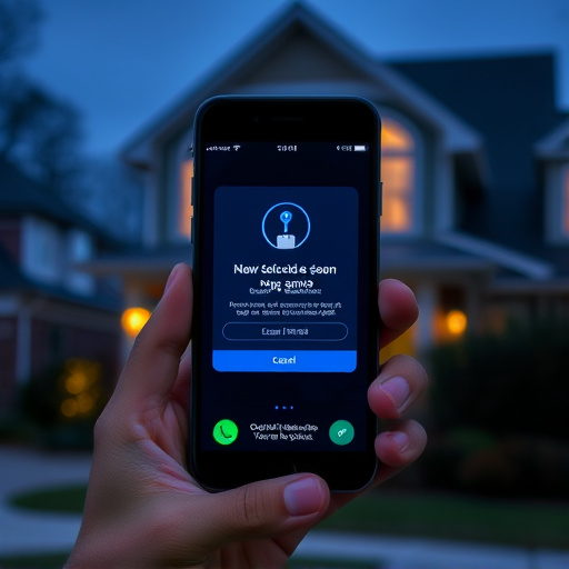 sensor alert notification on homeowner’s phone