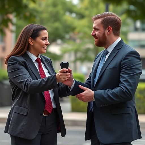attorney advising client on pepper spray laws