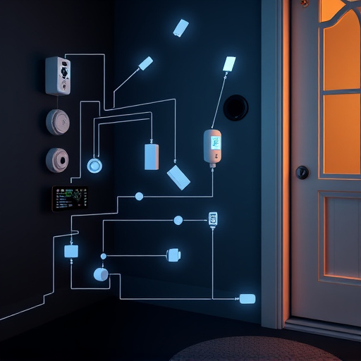 connected smart home with multiple sensors