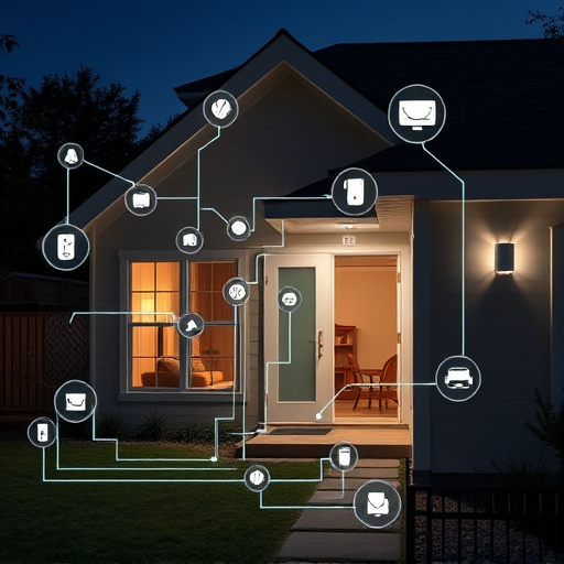 connected smart home with multiple sensors