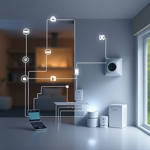 connected smart home with multiple sensors