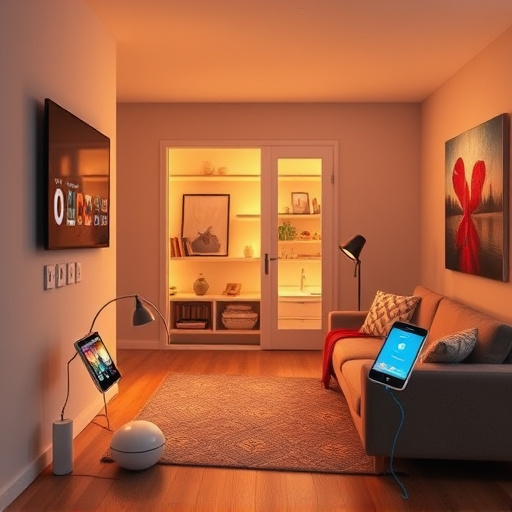connected smart home with multiple sensors