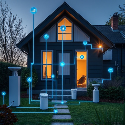 connected smart home with multiple sensors