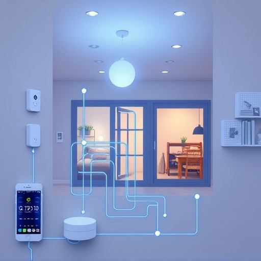 connected smart home with multiple sensors