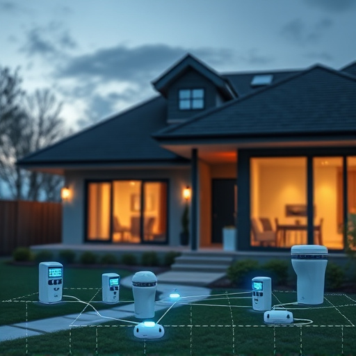 connected smart home with multiple sensors