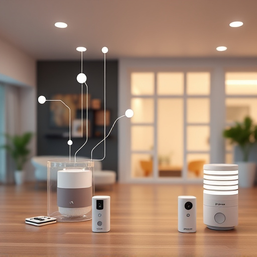 connected smart home with multiple sensors