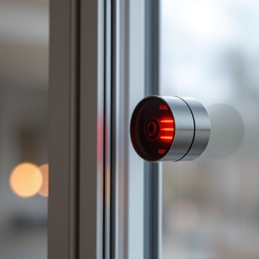 glass break sensor on sliding door