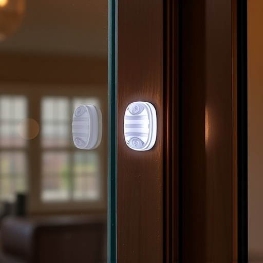glass break sensor on sliding door