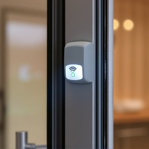 glass break sensor on sliding door