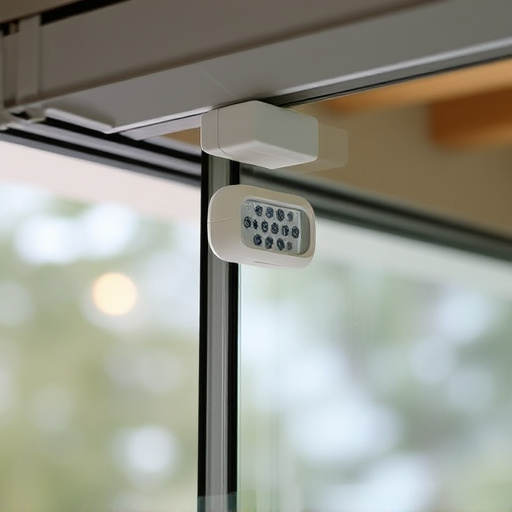 glass break sensor on sliding door