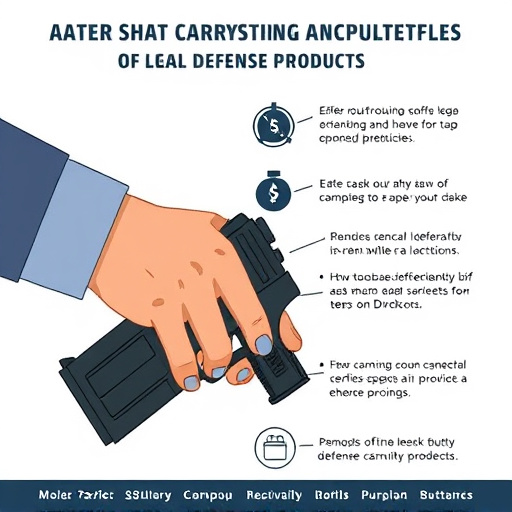 safe carrying methods for legal defense products