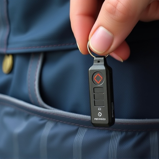 traveler testing mini pepper spray keychain