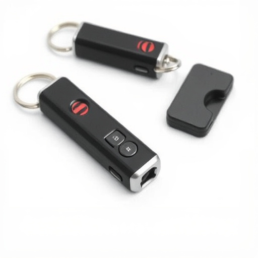 traveler testing mini pepper spray keychain