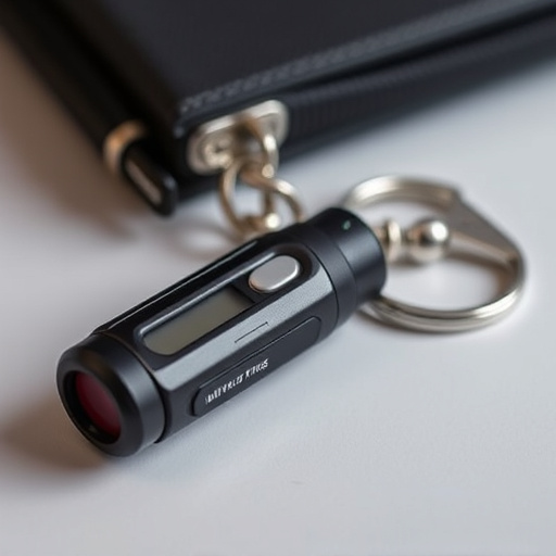 traveler testing mini pepper spray keychain