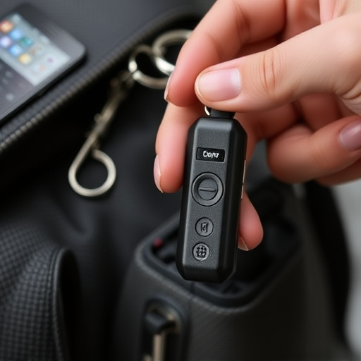 traveler testing mini pepper spray keychain